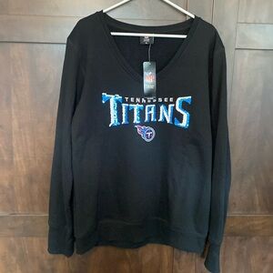 Brand new Tennessee Titans sweatshirt with sequins. Authentic NFL